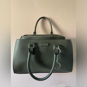 Calvin Klein Satchel Bag. Size 8.5 x 13. Color Olive. Like New!!